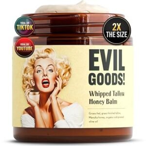 Home Whipped Beef Tallow and Honey Balm Moisturizer